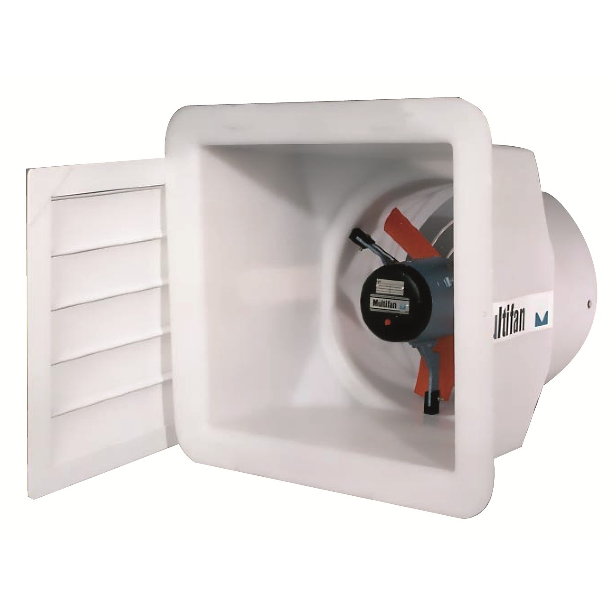 Vostermans System 4 Exhaust Fan, 12in., 1310 CFM, 0.12 HP, 240 Volt